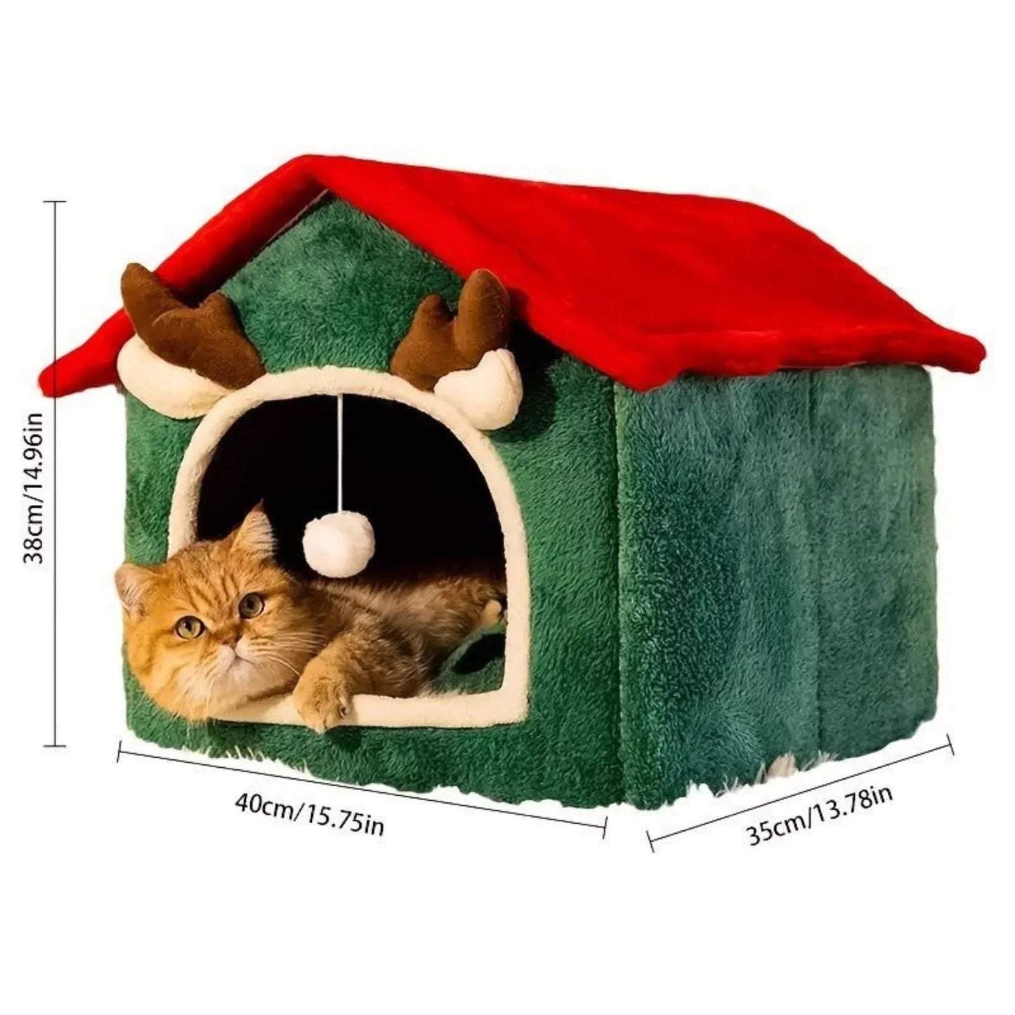 Рождественская лежанка Hoofie для кошек и собак