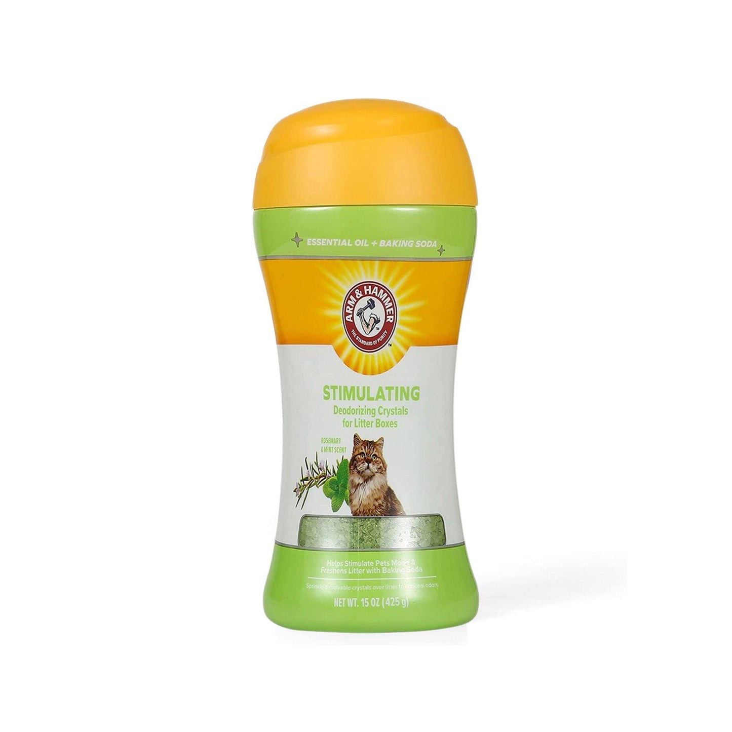 Arm & Hammer - מנטרל ריחות לחול חתולים קריסטלים בניחוח רוזמרין ונענע