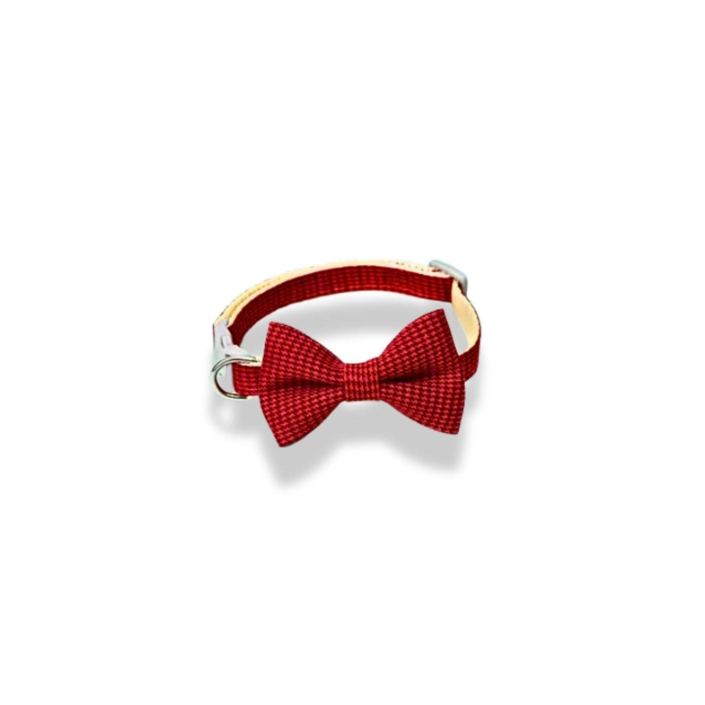 Ошейник с бабочкой для кота, цвет красный