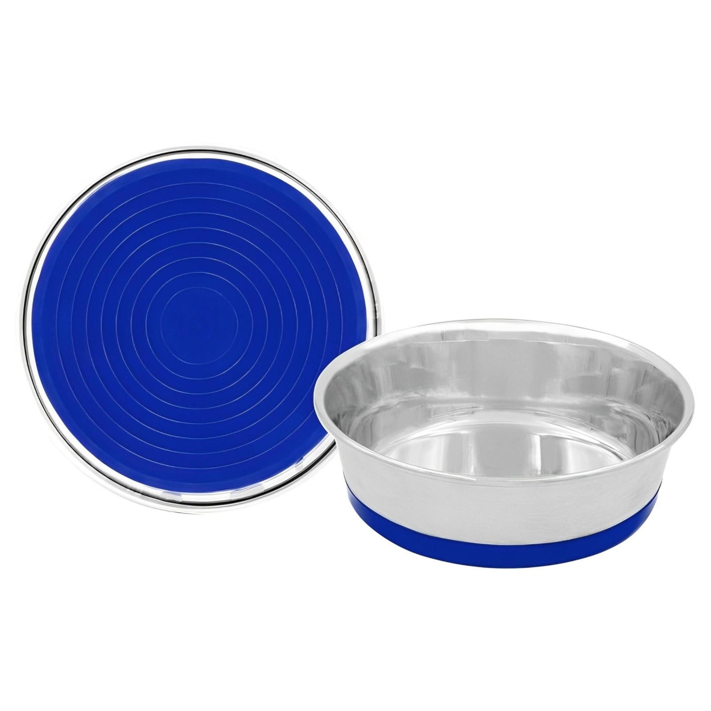 קערת אוכל ומים נירוסטה עמוקה לכלבים וחתולים מידה גדול