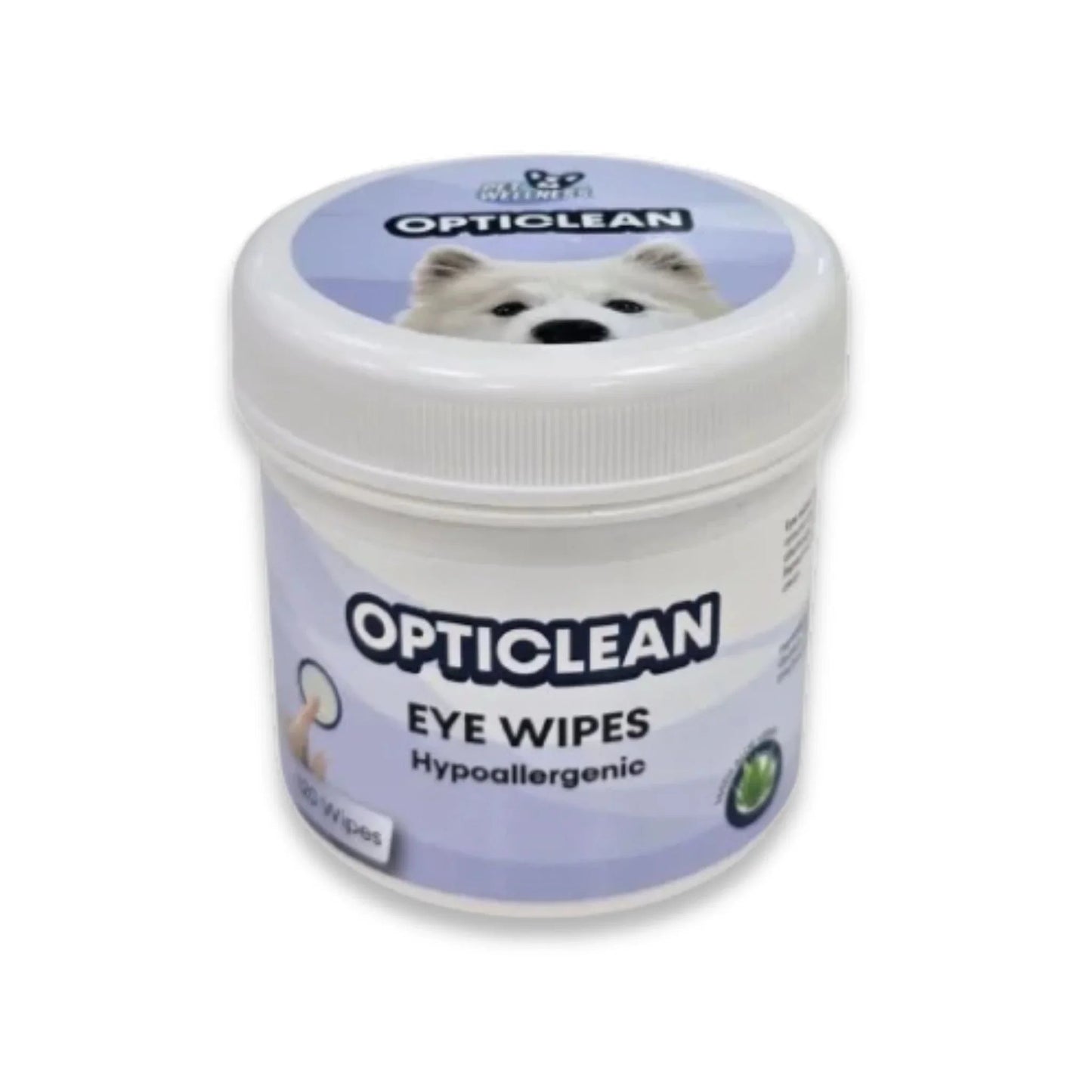 PET WELLNESS מגבונים לניקוי עיניים לכלבים 120 יחידות