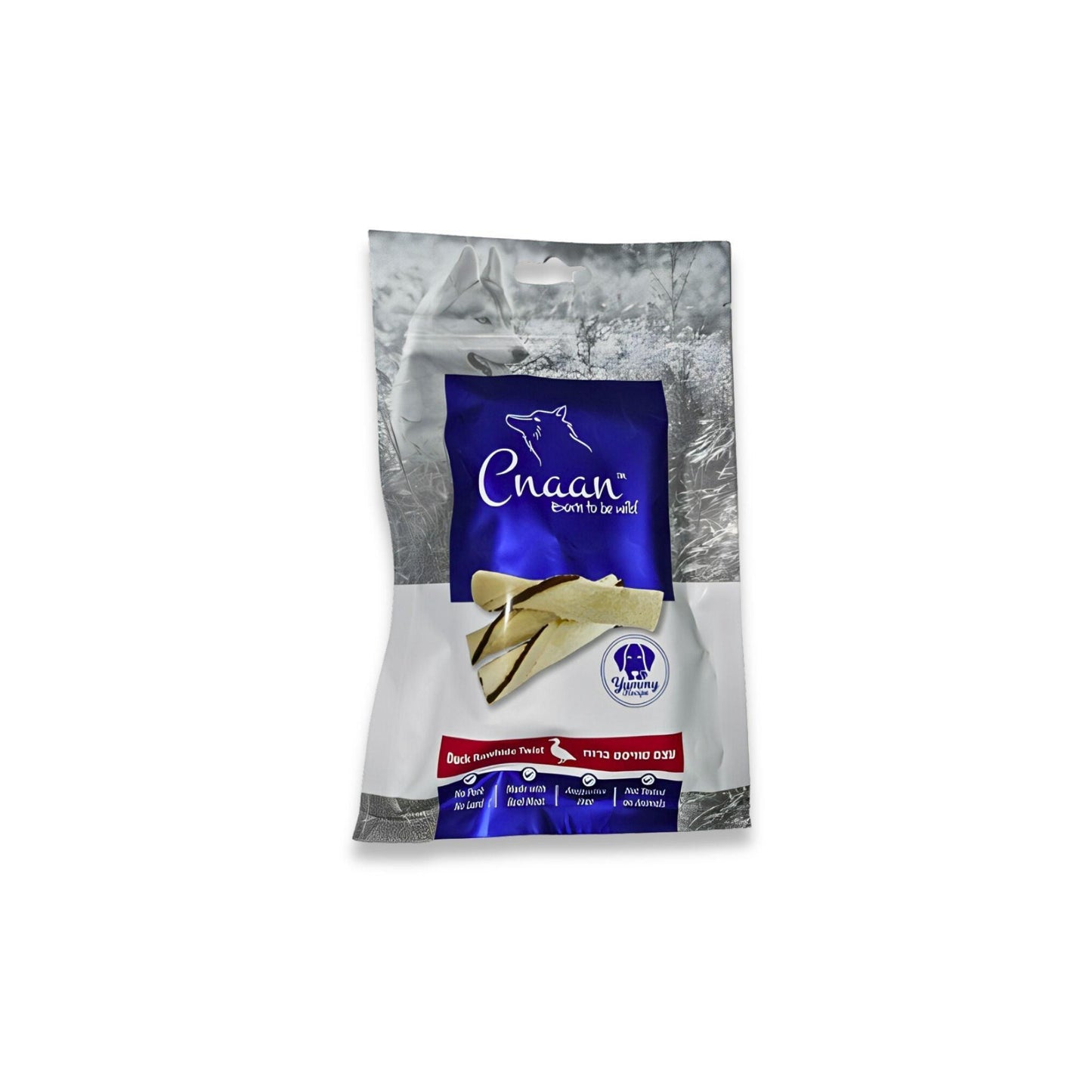Cnaan חטיף כנען עצם טוויסט ברווז 100 גרם