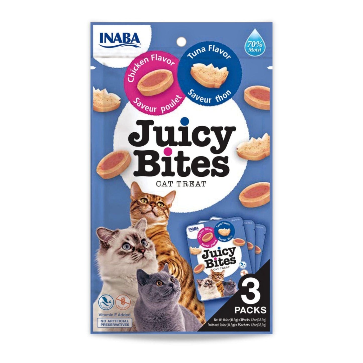 INABA Juicy Bites Inaba Goosey Bites закуска из курицы и тунца 55 грамм