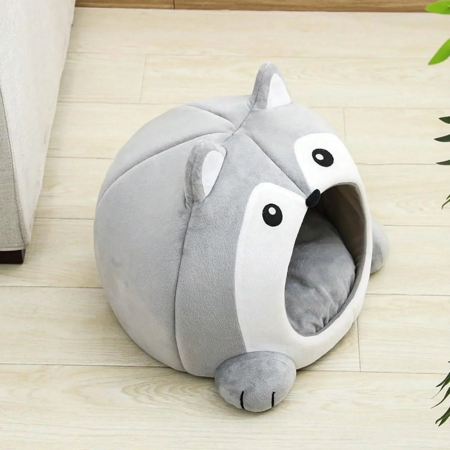 מיטת איגלו לחתולים ולכלבים קטנים