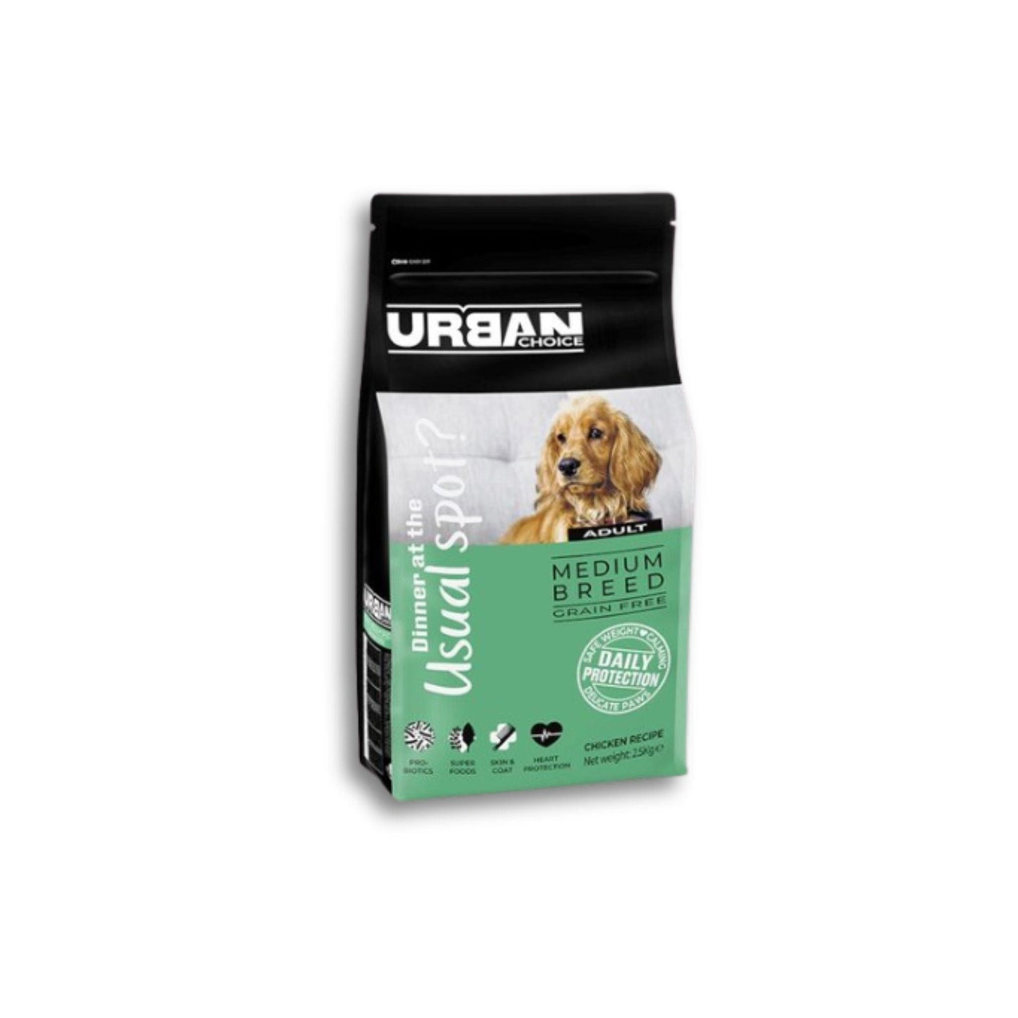 URBAN CHOICE Medium Adult Chicken אורבן צ'ויס בוגר מדיום 2.5 ק"ג