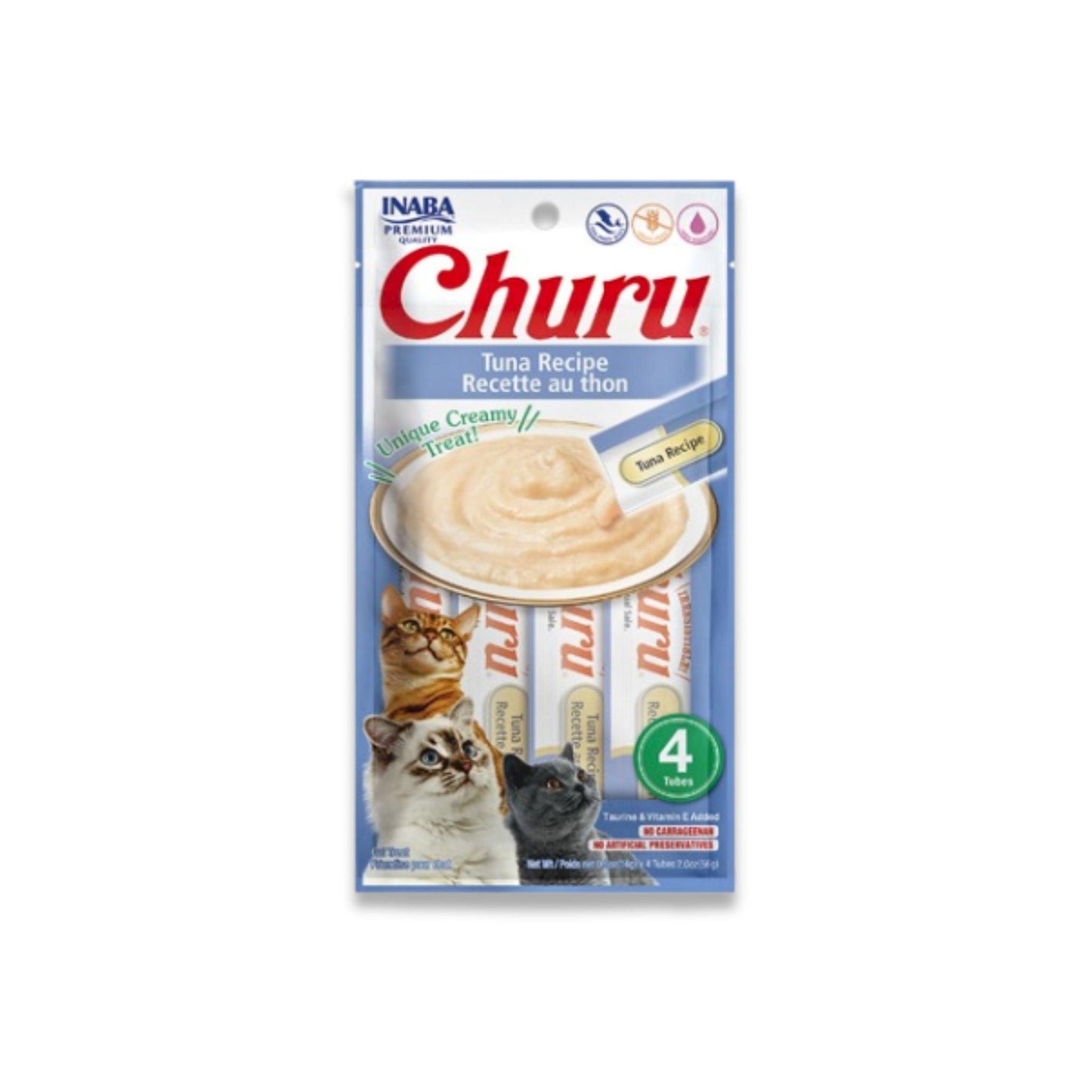 Снек INABA Churu Churu для кошек Тунец 56г