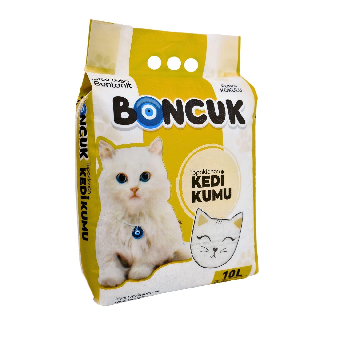 Boncuk חול מתגבש בריח קמומיל 10 ליטר