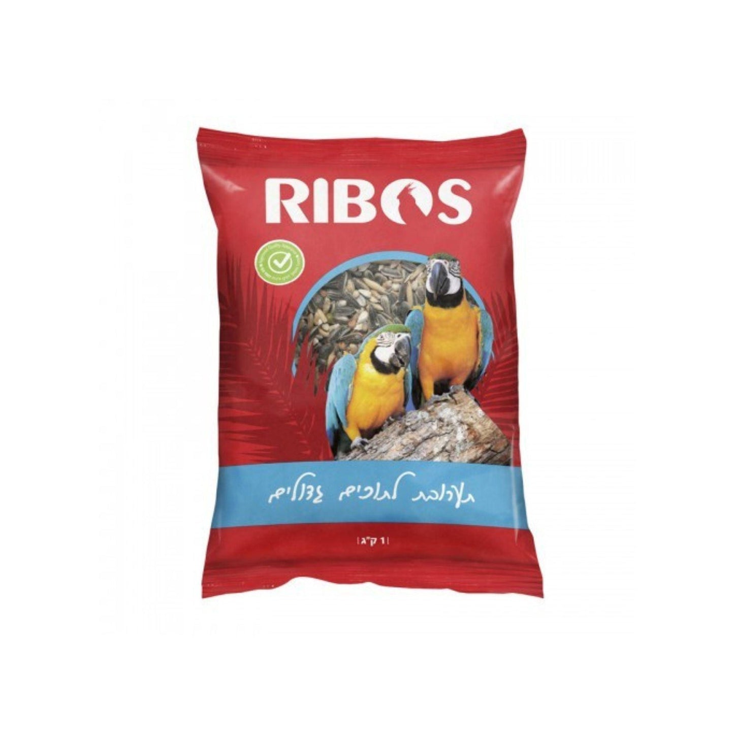 RIBOS ריבוס תערובת לתוכים גדולים 1 ק”ג