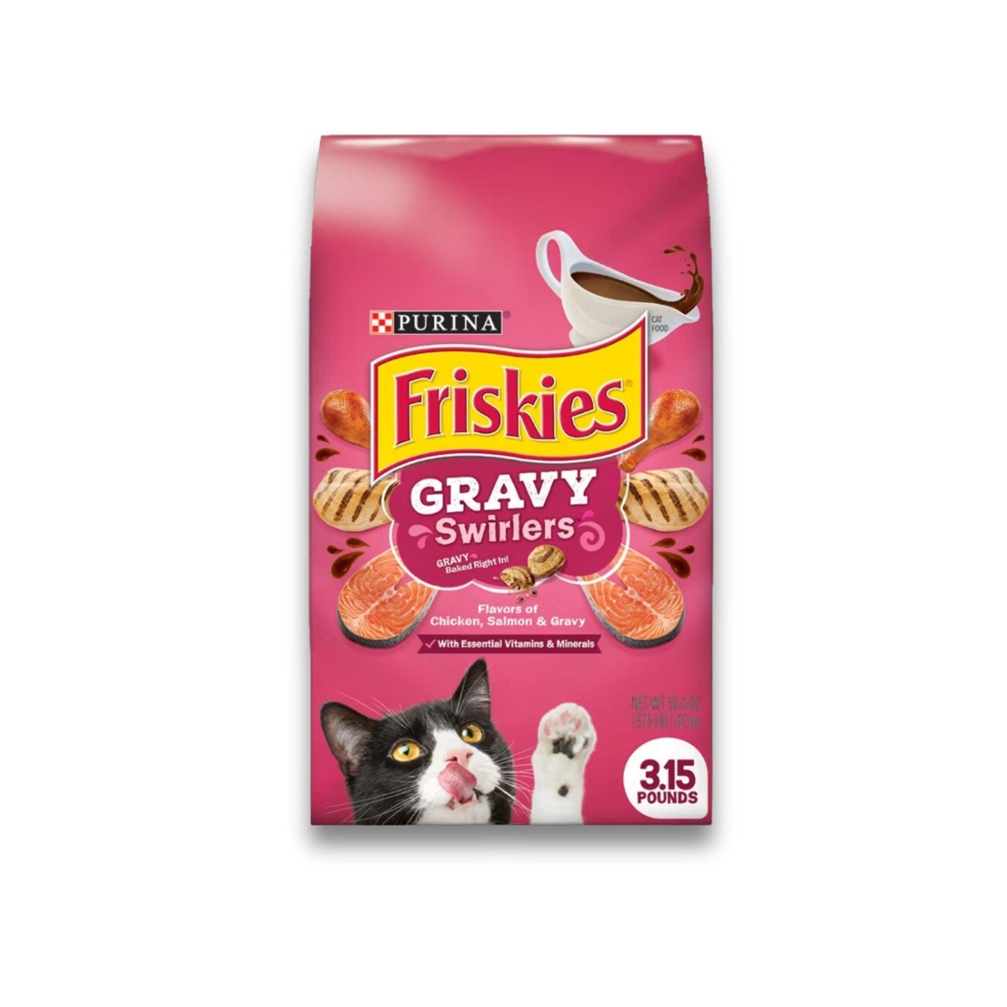 PURINA - Friskies Chicken & Salmon & Gravy פריסקיז סלמון גרייבי 1.4 ק"ג