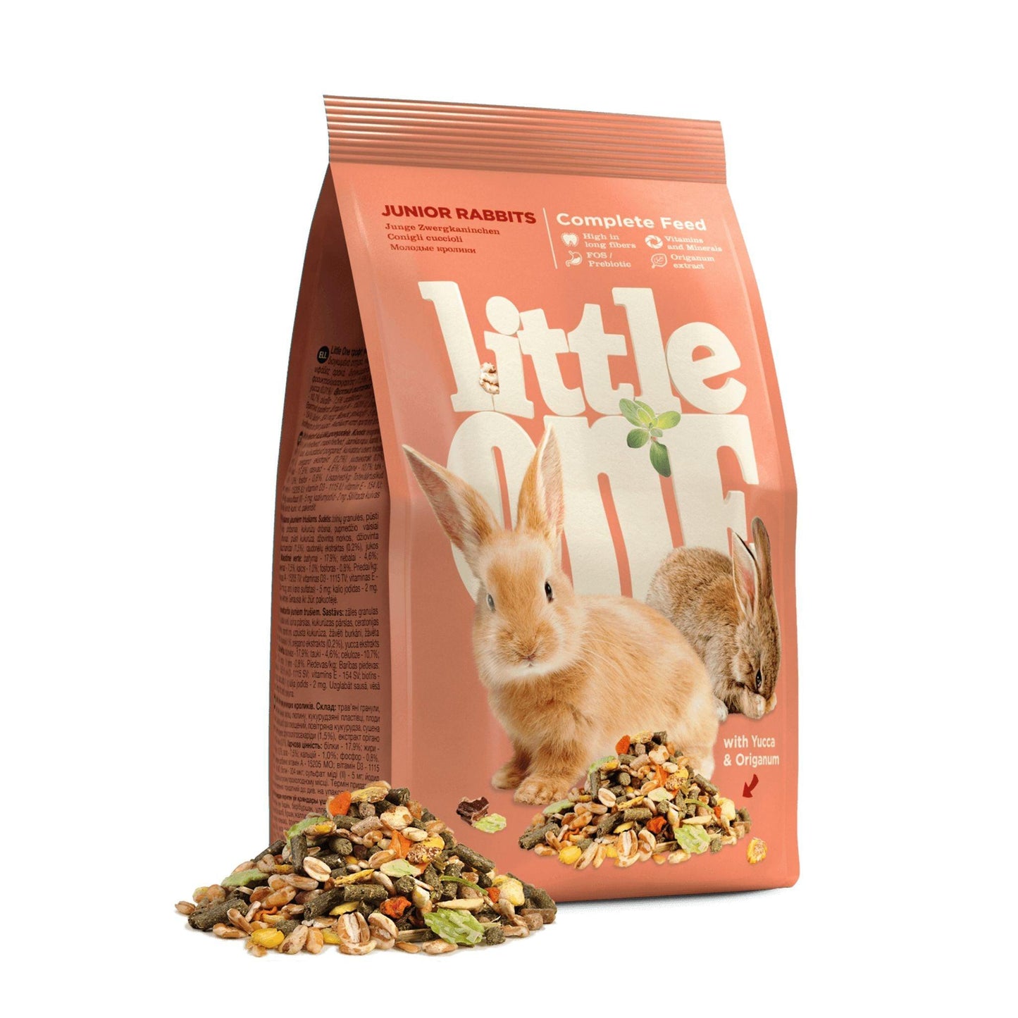 Little One ליטל וואן מזון מלא לארנבים צעירים 2.3 ק”ג