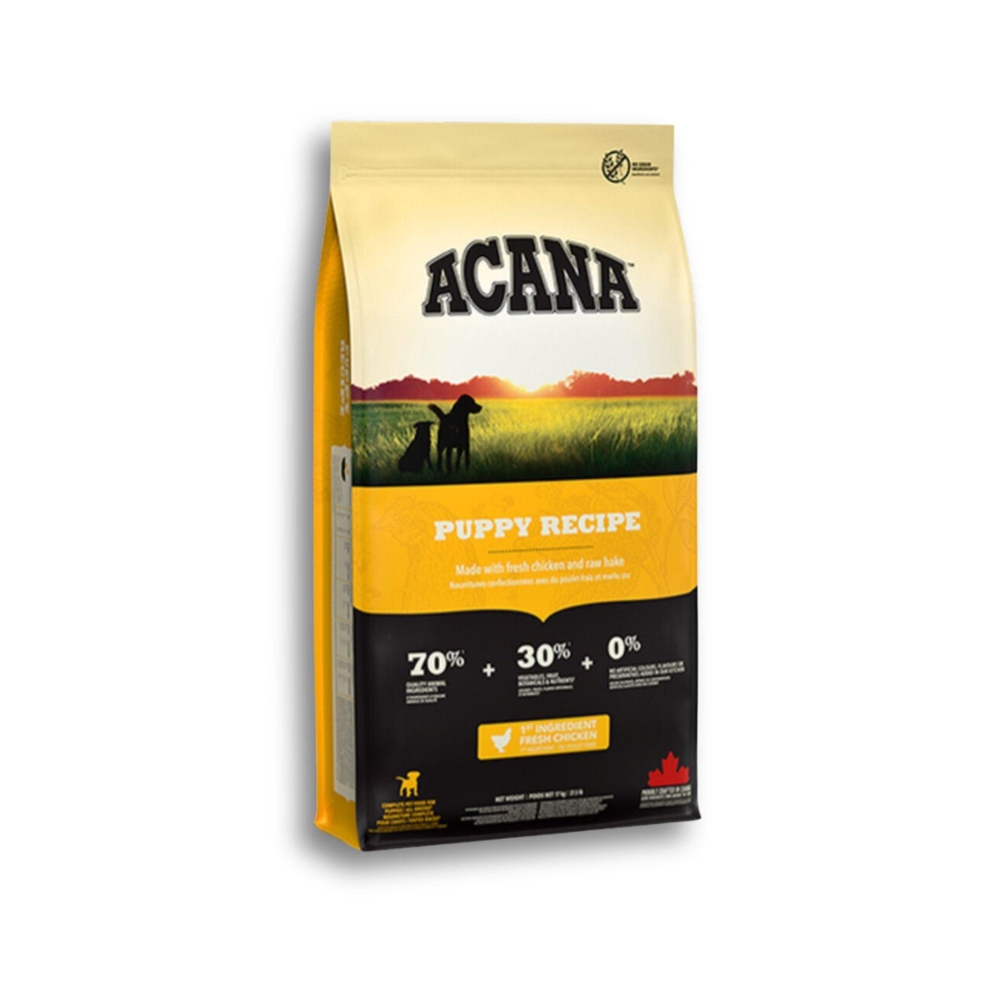 ACANA - Корм для щенков с курицей и индейкой. Корм для щенков и молодых собак Acana с курицей и индейкой, 11,4 кг.