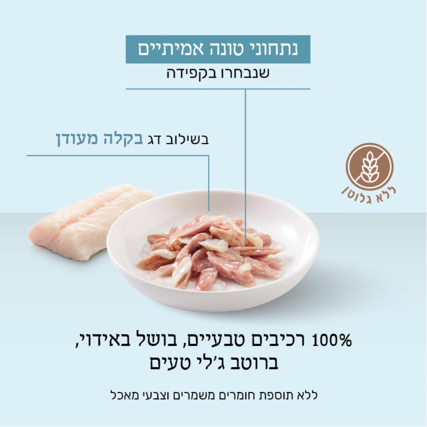 Желе из тунца и трески Schesir для кошек, 85 г