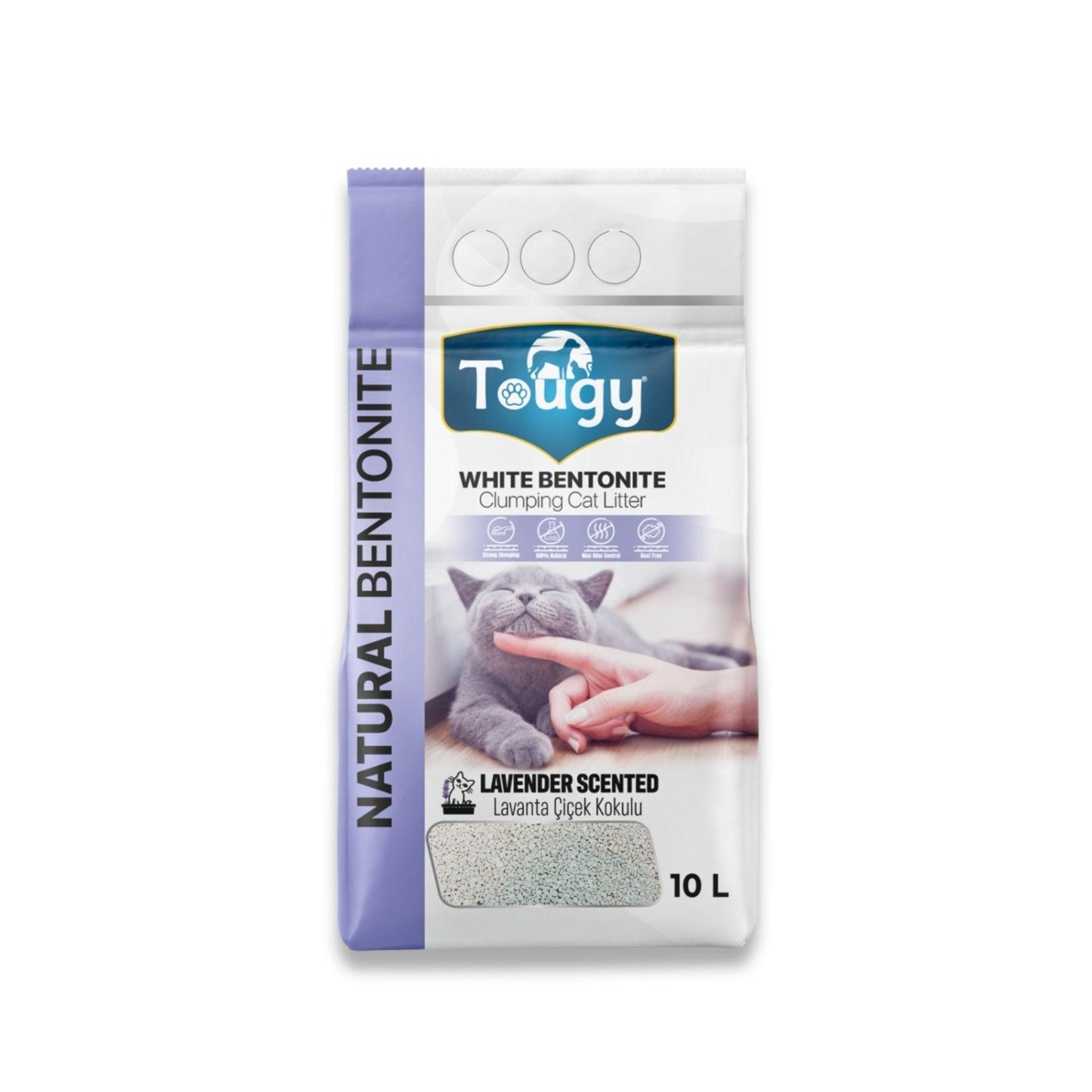 Tougy - מבצע חול לחתולים מתגבש עם ריח 30 ליטר