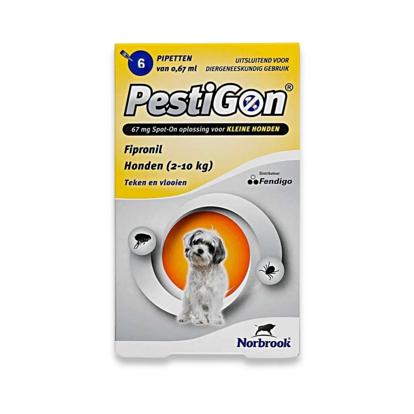 Pestigon פסטיגון אמפולות נגד פרעושים וקרציות לכלב קטן 2-10 ק”ג 6 יחידות