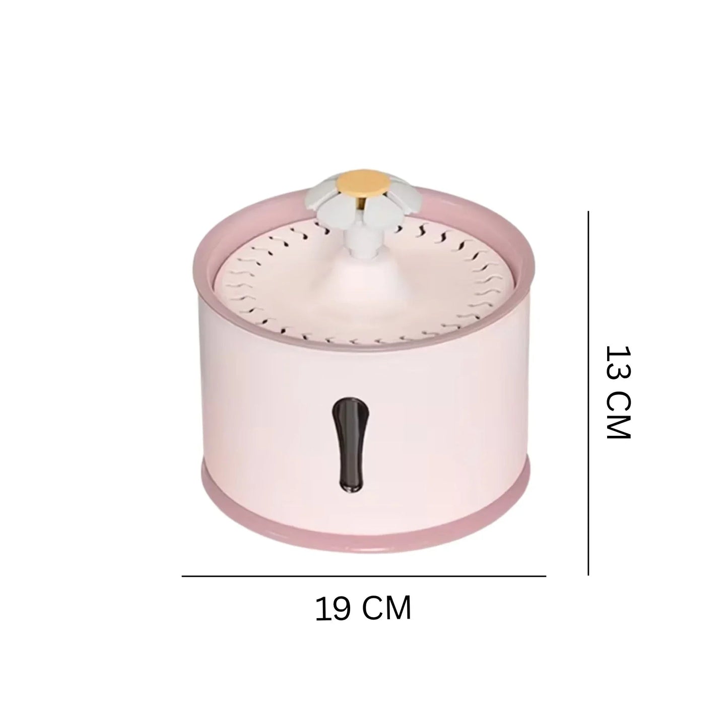 Hoofie מזרקת מים לחתולים צבע ירוק עם פרח