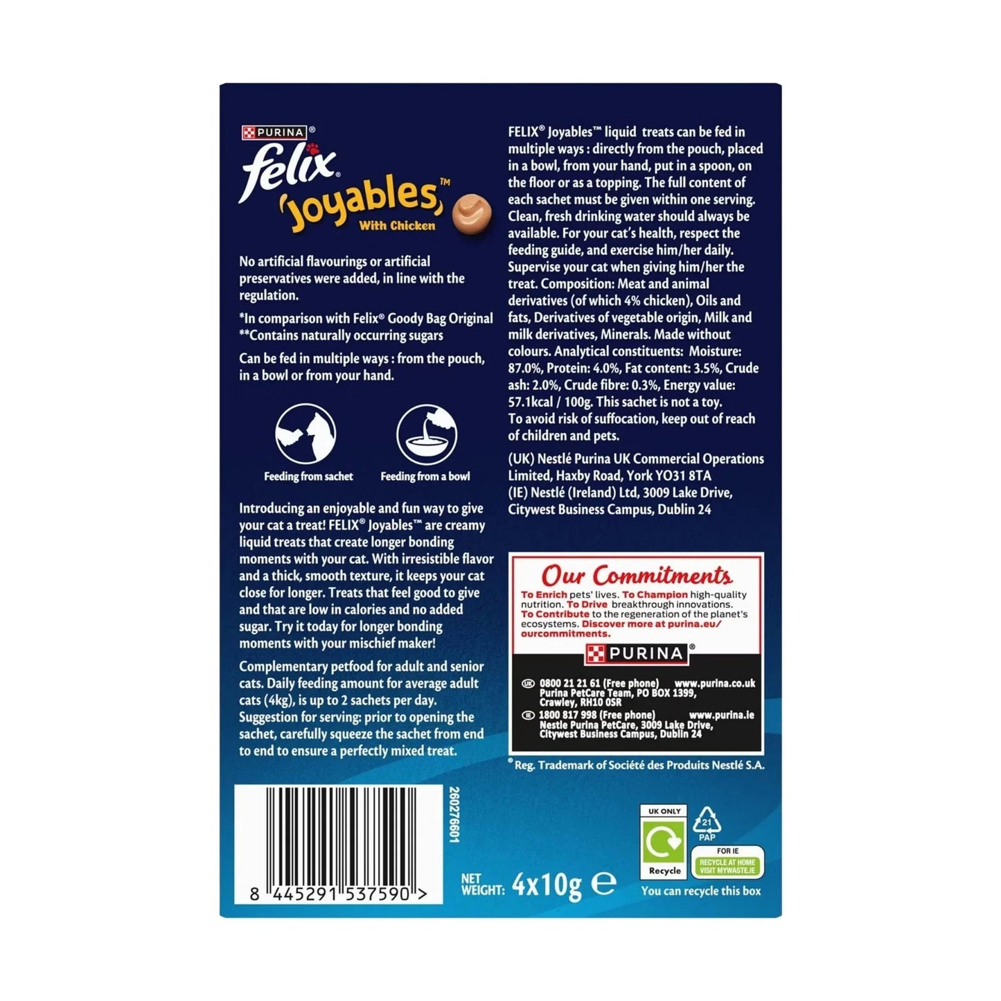 Purina Felix פליקס חטיף שלוק לח לחתולים בטעם עוף 40 גרם