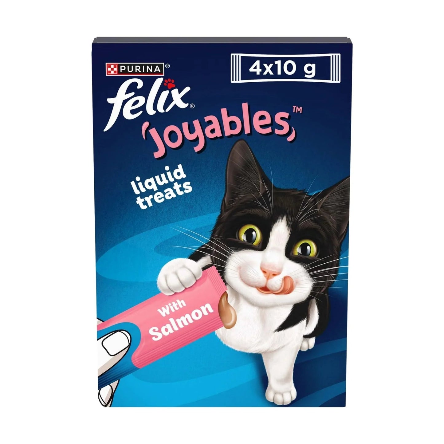 Влажный лакомство для кошек Purina Felix со вкусом лосося, 40 г.