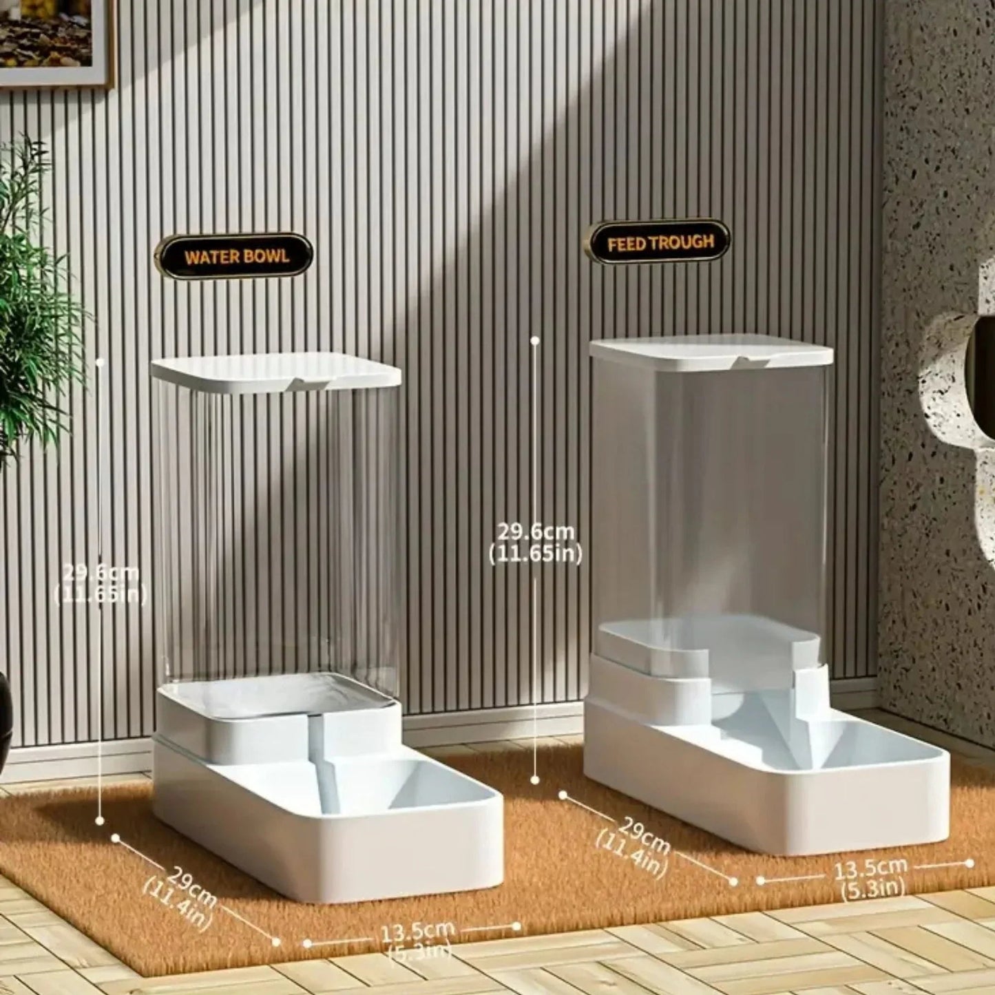 מתקן אוכל אוטומטי לכלבים וחתולים