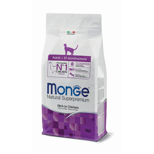 Monge מונג’ עוף לחתולים בוגרים 1.5 ק”ג