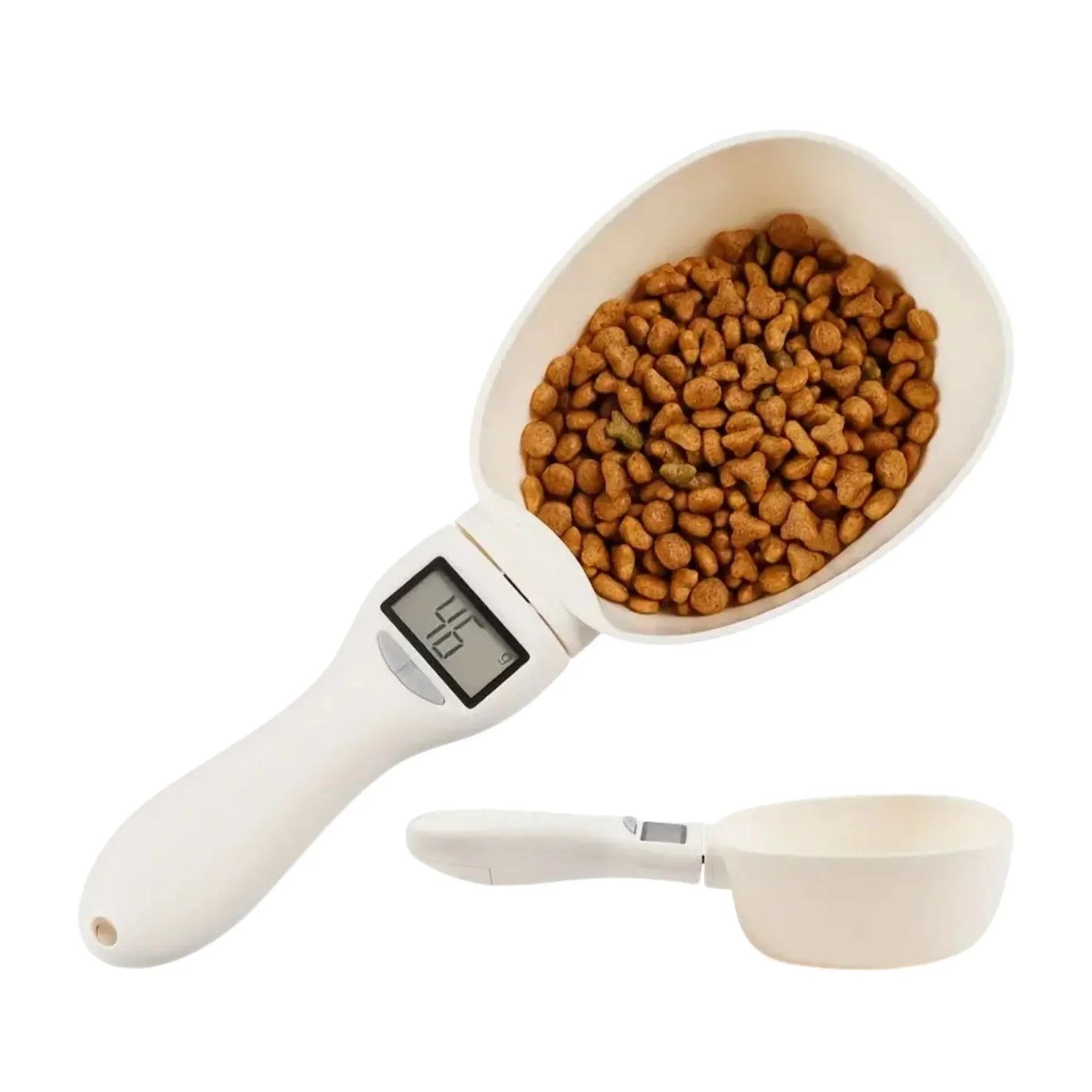כף מדידה דיגיטלית למדידת אוכל לכלבים וחתולים