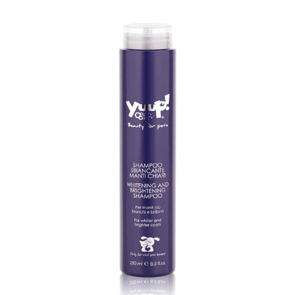 YUUP יופ שמפו לכלבים ולחתולים לפרווה לבנה 250 מ”ל