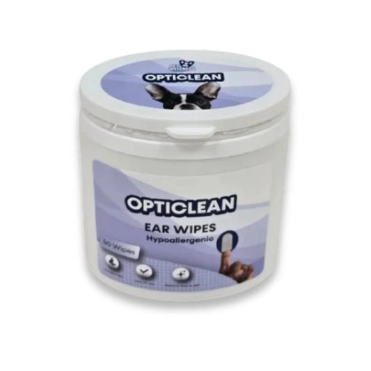 PET WELLNESS מגבונים לניקוי אוזניים לכלבים 50 יחידות