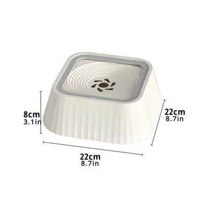 קערת מים צפה לכלבים למניעת טפטוף 2 ליטר