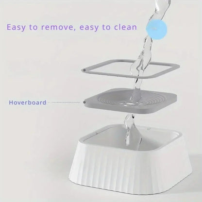 קערת מים צפה לכלבים למניעת טפטוף 2 ליטר