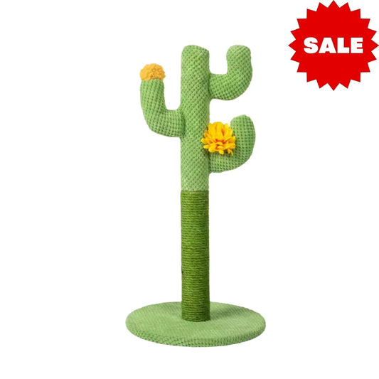 מתקן גירוד לחתול בצורת קקטוס