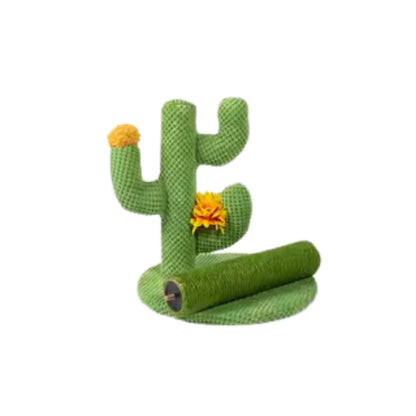 מתקן גירוד לחתול בצורת קקטוס