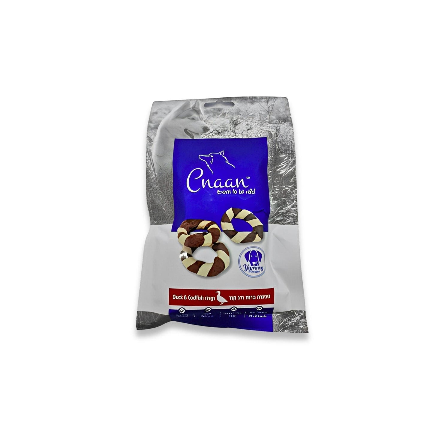 Cnaan חטיף כנען טבעות ברווז ודג קוד 100 גרם