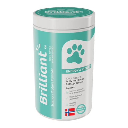 Brilliant בריליאנט תוסף לעיכול ובריאות המעיים לכלבים 300 גרם