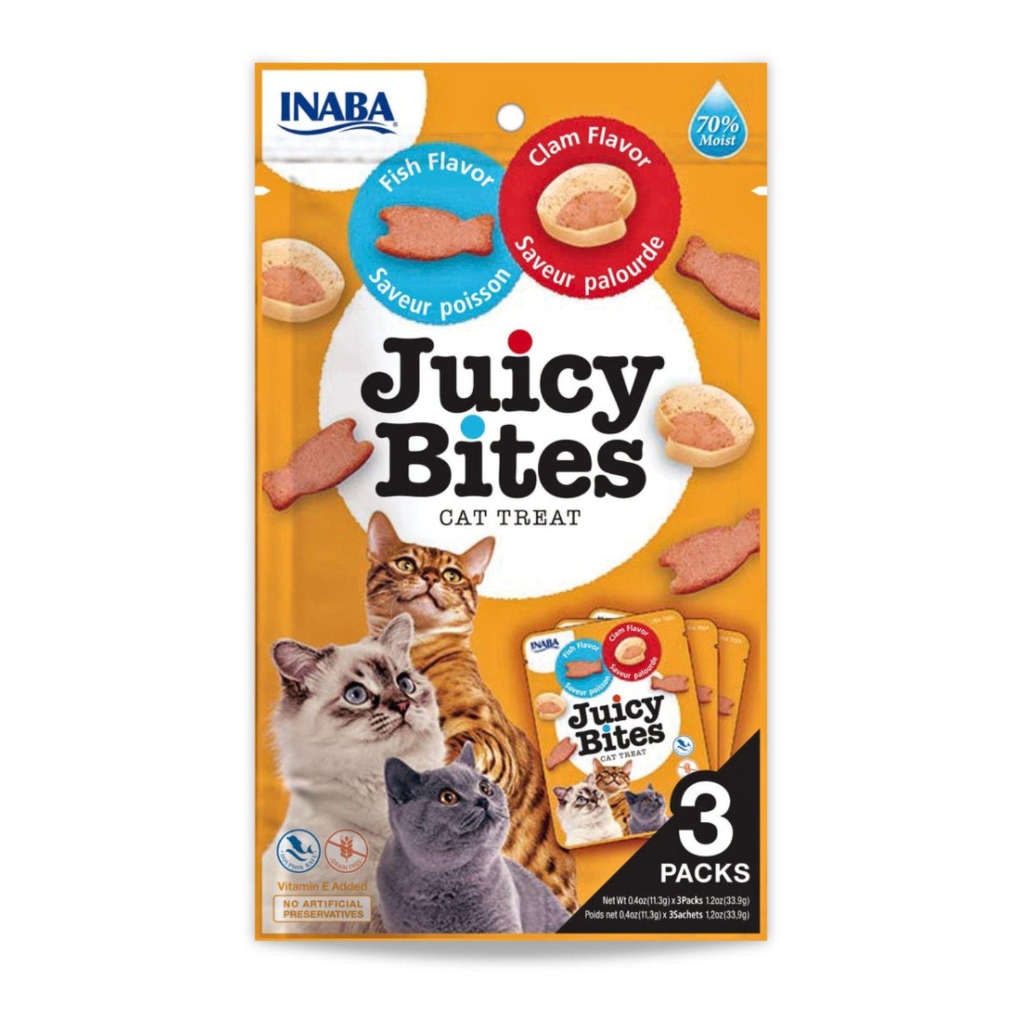 INABA - Juicy Bites Inaba Goosey Bites Рыба и устрицы 55 грамм