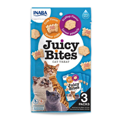 INABA Juicy Bites חטיף אינאבה גוסי בייטס סרטנים וצדפות 55 גרם - PetCart