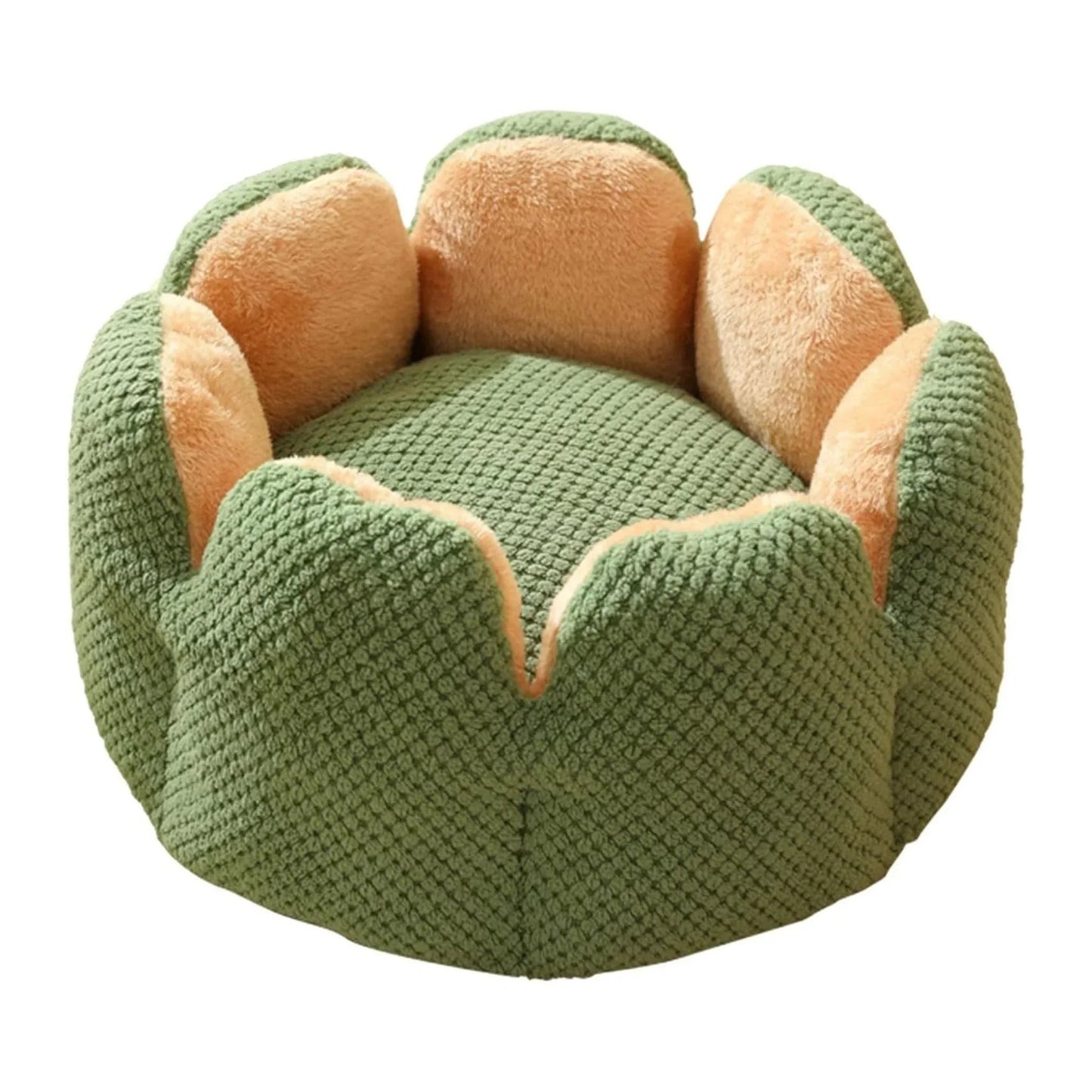 מיטה לכלבים וחתולים בצורת פרח מידה גדול