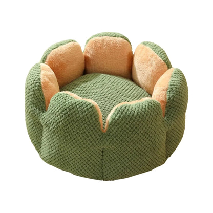 מיטה לכלבים וחתולים בצורת פרח מידה בינוני