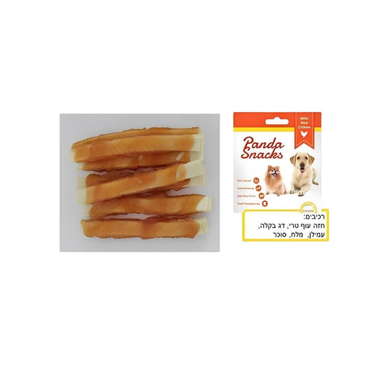 Куриные и тресковые палочки Golden Panda 80 г, мягкие лакомства Panda для собак