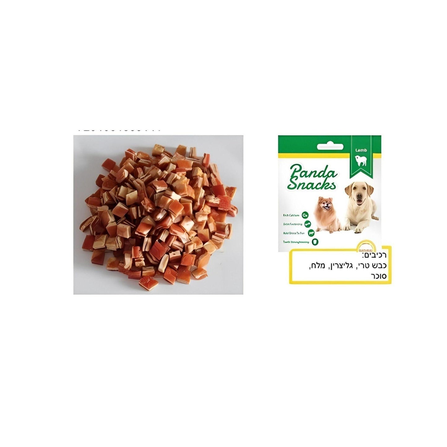 Мини-сэндвичи Golden Panda с ягненком и беконом, 80 г, мягкие лакомства для собак.