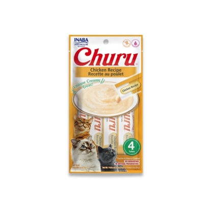 ИНАБА - Закуска Churu Churu для кота с курицей 56 грамм