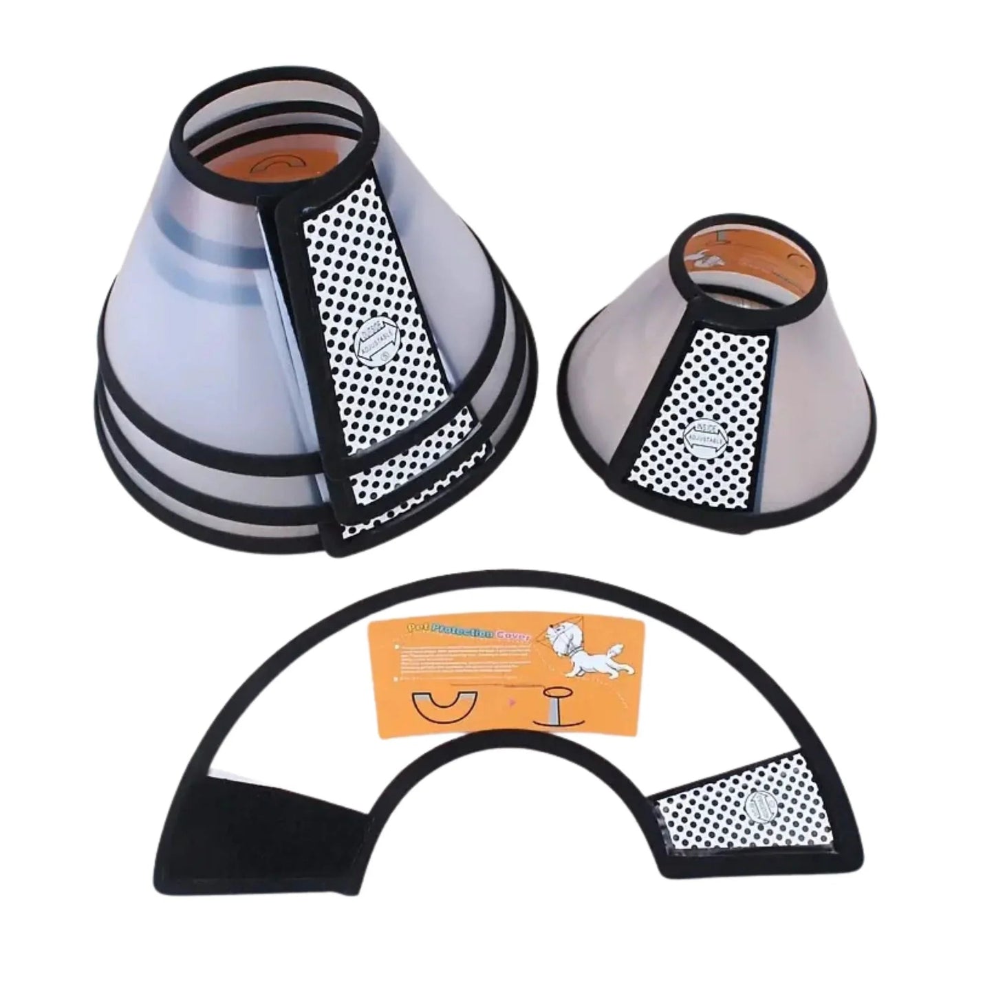 קולר אליזבת לכלבים וחתולים מידה גדול