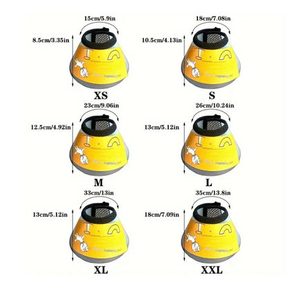קולר אליזבת לכלבים וחתולים מידה בינוני
