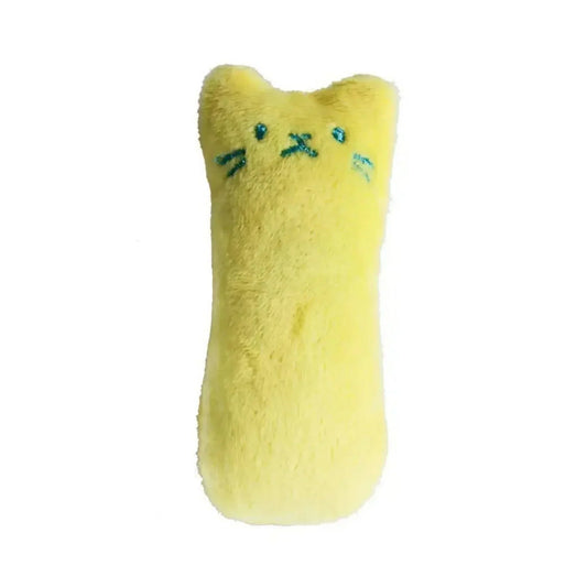 צעצוע לעיסה לחתול צבע צהוב