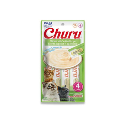 INABA Churu Churu Snack для кошек Курица и устрицы 56 грамм