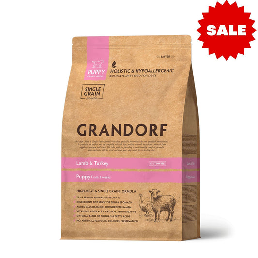 GRANDORF Lamb Puppy Корм ​​для щенков Granddorf Lamb and Turkey 3 кг Гипоаллергенный