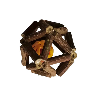 כדור צעצוע לעיסה עם פעמון לחתולים