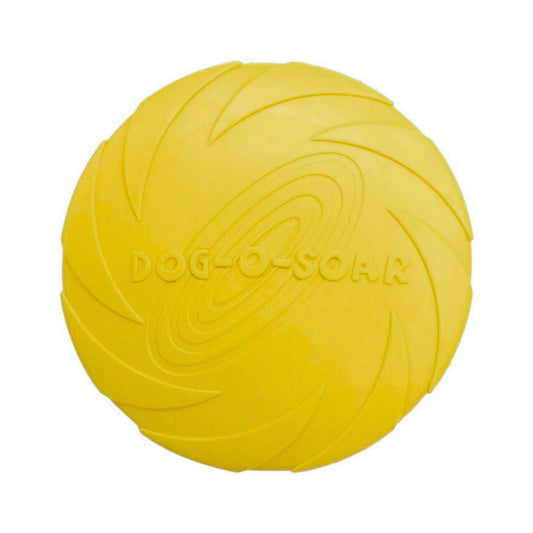 Большая желтая игрушка-фрисби для собак Hoofie