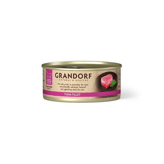 GRANDORF лакомство из филе тунца для взрослых кошек