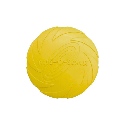 Маленькая желтая игрушка-фрисби для собак Hoofie