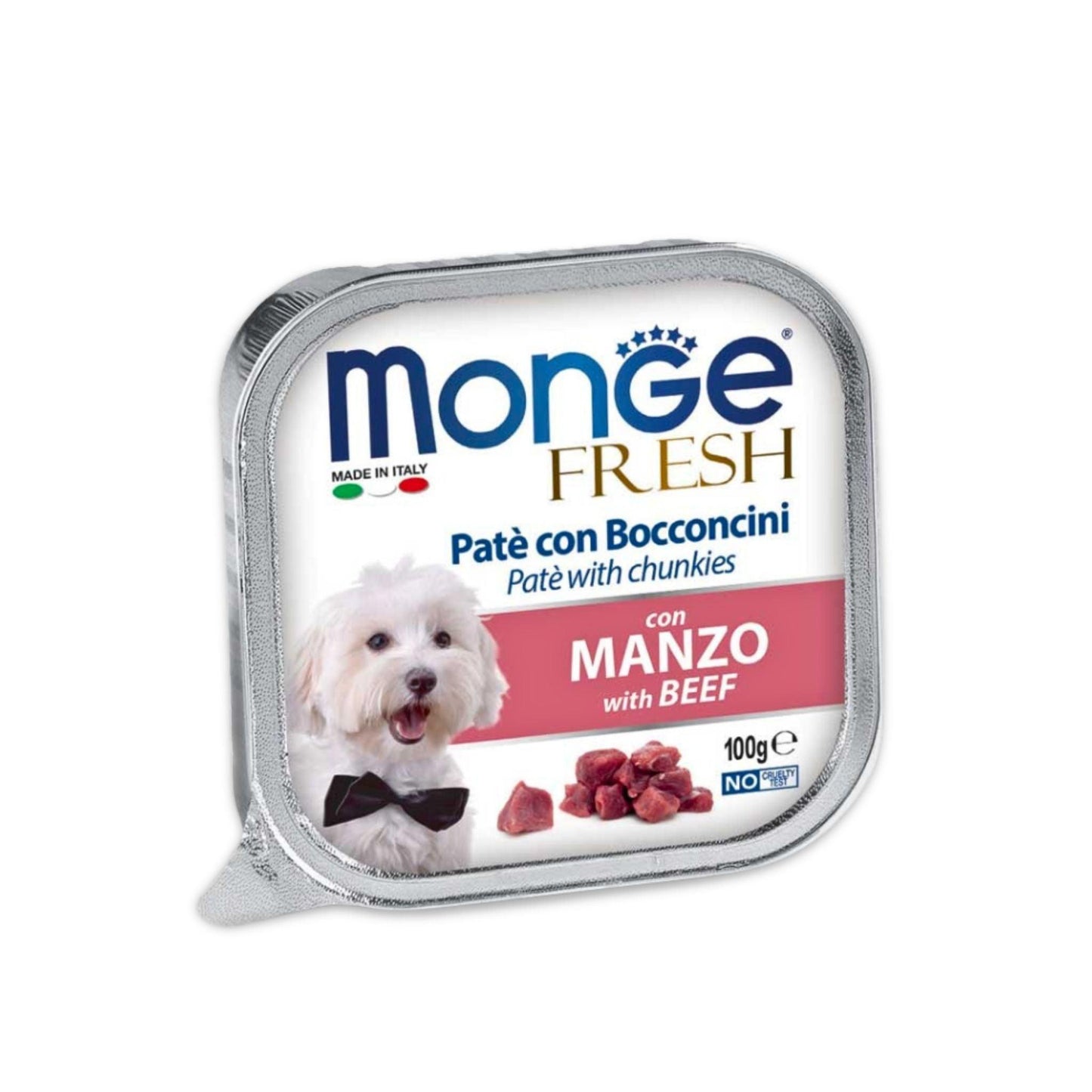 MONGE - מעדן לכלבים מונג' פרש פטה בקר 100 גרם