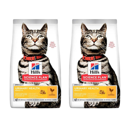 HILLS - הילס יורינרי לחתול בוגר עם עוף רפואי לבריאות דרכי השתן 3 ק"ג מבצע 2 שקים רק ב-₪305
